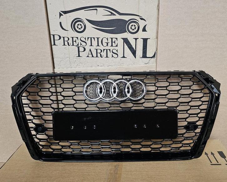 Grill Audi A4 B9 8W RS4 Look Black Grille bj.2015-2019 NIEUW, Auto-onderdelen, Carrosserie en Plaatwerk, Bumper, Voor, Nieuw, Herkomst onderdeel bekend
