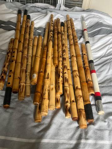 Bamboe Fluiten Collectie beschikbaar voor biedingen
