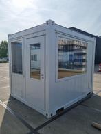 Kantoorunit Portiers loge 3x2,5 meter met 4 ramen Dubbelglas, Ophalen