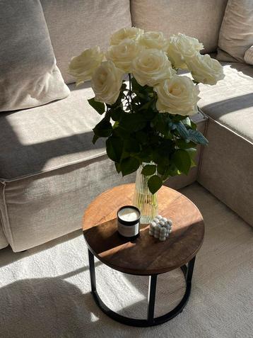 Ronde salontafel mangohout | Mangowood coffee table