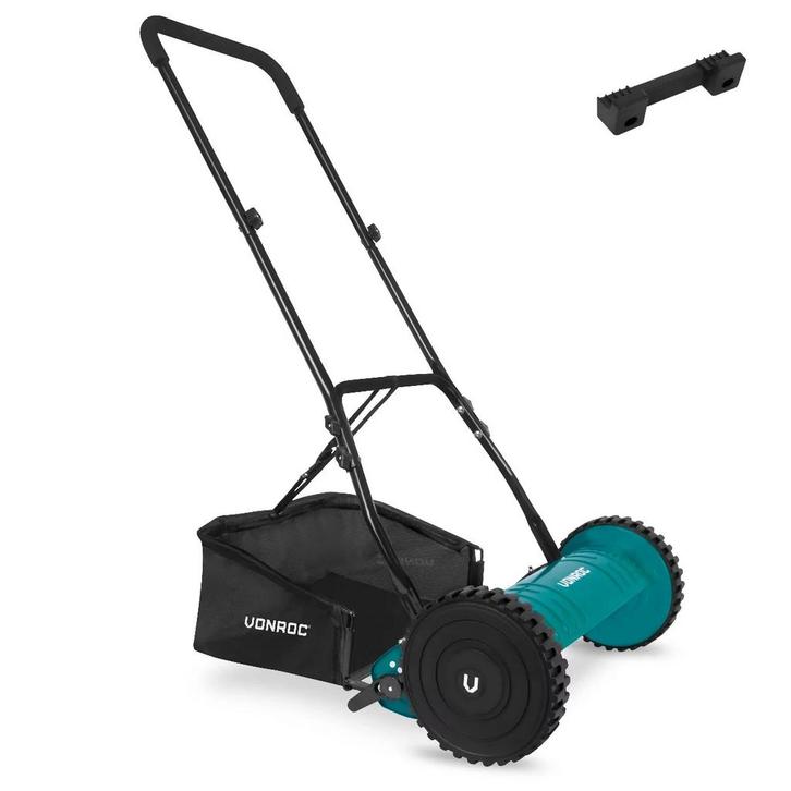 NIEUW: kooimaaier - 400mm - 4 Maaihoogtes Vonroc, Tuin en Terras, Grasmaaiers, Nieuw, Handgrasmaaier, 40 t/m 49 cm, Kooimesmaaier