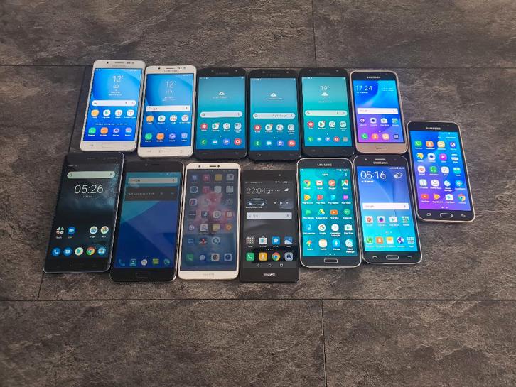 te koop 13 Samsung Galaxy J5 - SM-J530f 2017, Telecommunicatie, Mobiele telefoons | Samsung, Gebruikt, 16 GB, Zwart, Ophalen