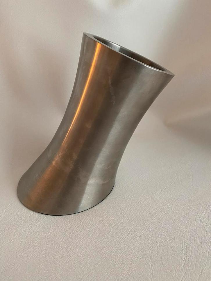 RVS Champagnekoeler - Stijlvol en functioneel, Huis en Inrichting, Woonaccessoires | Wijnrekken, Zo goed als nieuw, Minder dan 50 cm