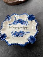 Delfsblauwe asbak, Ophalen of Verzenden, Zo goed als nieuw, Asbak