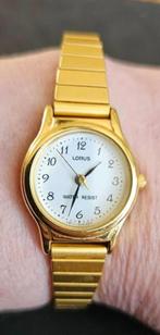 lorus vintage cocktailhorloge rekbare band, Ophalen of Verzenden, Overige materialen, Overige typen, Verguld