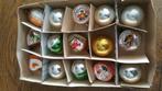 doos nr 22 antieke-oude kerstballen , alles glas, Diversen, Kerst, Gebruikt, Ophalen of Verzenden