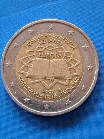 2007 F Duitsland 2 euro 50 jaar Verdrag van Rome Stuttgart beschikbaar voor biedingen