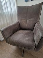 Mooie Draaistoel Grijs/Groen - Rookvrij, Ophalen of Verzenden, Zo goed als nieuw, Metaal, Modern