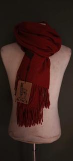 Alpaca Sjaal Bordeaux, 180*70cm, Kleding | Dames, Maat 46/48 (XL) of groter, Nieuw, Ophalen of Verzenden, Sjaal