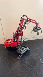 Rode Lego Technic Pompkraan met grijper., Ophalen of Verzenden, Nieuw, Complete set, Lego