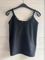 Kanten top Shein maat XS, Kleding | Dames, Tops, Zwart, Ophalen of Verzenden, Zo goed als nieuw, Zonder mouw