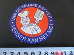 sticker strip warme bakker bakkerij sommers uden, Verzamelen, Stickers, Ophalen, Zo goed als nieuw, Bedrijf of Vereniging
