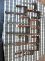 Lijmtangen 12 stuks, Doe-het-zelf en Verbouw, Gereedschap | Handgereedschap, Ophalen of Verzenden, Gebruikt