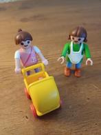 Playmobil 2 kinderen met poppenwagen en pop, Ophalen of Verzenden, Zo goed als nieuw, Los playmobil
