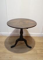 Antieke Engelse bijzettafeltje, tilttoptafel, Ophalen of Verzenden