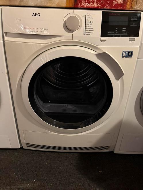 Aeg wasdroger 8000 series, Witgoed en Apparatuur, Wasdrogers, Zo goed als nieuw, Overige typen, 8 tot 10 kg, 85 tot 90 cm, Ophalen of Verzenden