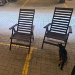 Teak Houten Tuinstoelen opklapbaar / 2+2 gratis, Ophalen, Gebruikt, Teakhout