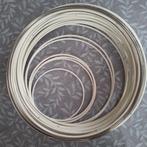Metalen ringen wit - voor mandala's haken en dromenvanger, Ophalen of Verzenden, Nieuw, Haken, Overige typen