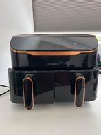 Digitale Airfryer Duo - Hetelucht friteuse - 8 Liter, Witgoed en Apparatuur, Airfryers, Ophalen of Verzenden, Zo goed als nieuw