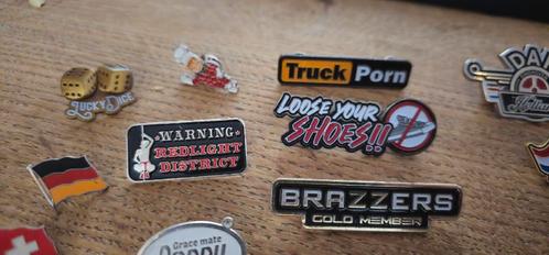 Truck interieur pins 19 stuks, Verzamelen, Speldjes, Pins en Buttons, Zo goed als nieuw, Transport, Ophalen of Verzenden