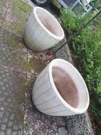 Stenen bloembakken., Ophalen, Rond, Steen, 30 tot 60 cm