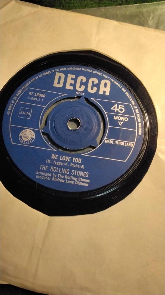 THE  ROLLING   STONES, Cd's en Dvd's, Vinyl Singles, Zo goed als nieuw, Pop, Ophalen of Verzenden