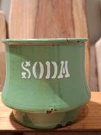 Vintage Soda Pot - Groen Emaille, Antiek en Kunst, Antiek | Emaille, Ophalen of Verzenden