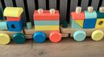 Houten trein Hema, Kinderen en Baby's, Speelgoed | Houten speelgoed, Ophalen of Verzenden, Zo goed als nieuw, Duw- of Trekspeelgoed