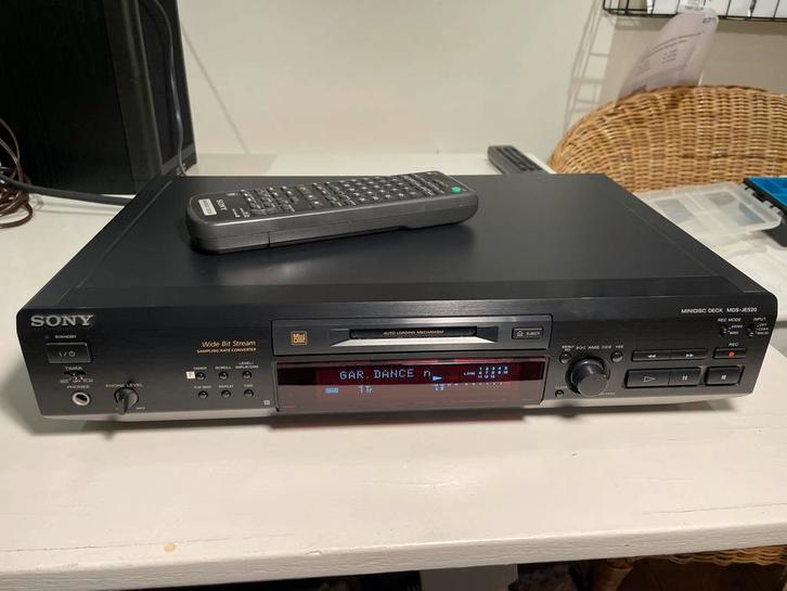 Sony MDS-JE520 Minidisc Deck met afstandsbediening - Mint, Audio, Tv en Foto, Cassettedecks, Sony, Ophalen
