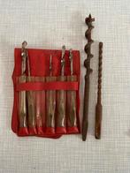 Setje handboren boren voor handboor, Antiek en Kunst, Ophalen of Verzenden