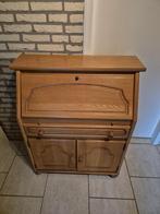 Eiken Secretaire met Opbergruimte, Antiek en Kunst, Ophalen
