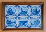 Zeldzaam Jungerhans Rotterdam Delfst Bl. Tegeltableau, Ophalen of Verzenden