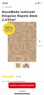 Laminaat Praxis DecoMode Kingsize Napels 6 pak, totaal 15m2, Doe-het-zelf en Verbouw, Ophalen, 30 cm of meer, 50 tot 150 cm, Nieuw