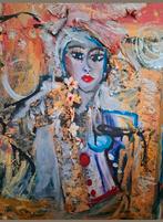 Intuïtieve schilderkunst Dame, Antiek en Kunst, Ophalen