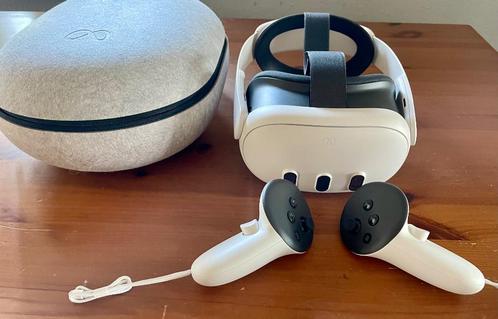 Meta Quest 3 512Gb + Elite strap + Meta Case (2 maand oud), Spelcomputers en Games, Virtual Reality, Zo goed als nieuw, Overige platformen