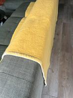 Knalgele vintage wollen deken, Ophalen of Verzenden, Gebruikt