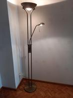 Vloerlamp met leeslamp Brons  inclusief dimmer, Ophalen, Zo goed als nieuw, 150 tot 200 cm