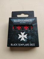 40k Black Templar dice 10th edition warhammer, Hobby en Vrije tijd, Wargaming, Ophalen of Verzenden, Nieuw