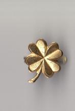 Klavertje Vier broche Scouting misschien, Verzamelen, Speldjes, Pins en Buttons, Gebruikt, Niet vindbaar, Niet vindbaar, Speldje of Pin