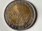 Zeldzame 2 euro munt Slovenië. 2007,France Prešeren, Ophalen of Verzenden, Slovenië, 2 euro, Losse munt