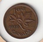 Canada, 1 cent 1939, Ophalen of Verzenden, Losse munt, Noord-Amerika