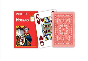 Poker Modiano 4 Index Kaarten - 8 Kleuren beschikbaar voor biedingen