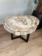 prachtige bijzettafel van versteend hout 20 miljoen jaar oud, Verzamelen, Mineralen en Fossielen, Ophalen of Verzenden, Fossiel