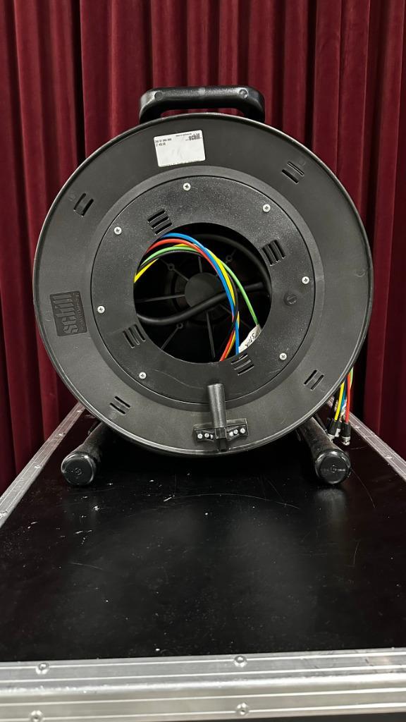 BNC haspel 5x BNC - 50 meter, Audio, Tv en Foto, Audiokabels en Televisiekabels, Zo goed als nieuw, Coaxiale kabel, 10 meter of meer