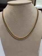 14k Gouden Gourmet Ketting 50cm, Sieraden, Tassen en Uiterlijk, Kettingen, Goudpunt, Nieuw, Ophalen of Verzenden, Goudpunt