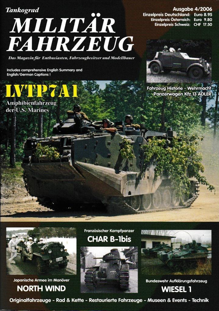 Militärfahrzeug Aushabe 4/2006, Boeken, Oorlog en Militair, Zo goed als nieuw, Landmacht, 1945 tot heden, Ophalen of Verzenden