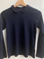 Donkerblauwe longsleeve, shirt van Petit Petau mt. 152, Meisje, Ophalen of Verzenden, Shirt of Longsleeve, Petit Bateau