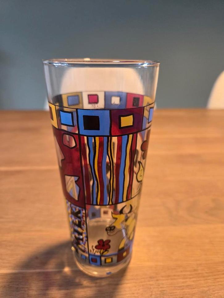 Retro Ritzenhoff Glas - Louise Gibb Design, Huis en Inrichting, Keuken | Servies, Zo goed als nieuw, Glas of Glazen, Overige stijlen