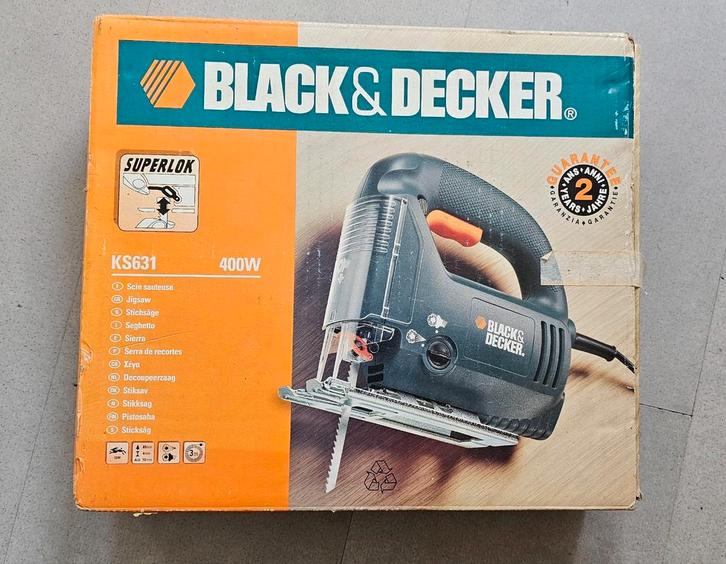 Black & Decker KS531 Decoupeerzaag - Gebruikt, Doe-het-zelf en Verbouw, Gereedschap | Zaagmachines, Gebruikt, Decoupeerzaag, Minder dan 600 watt