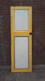 Decoratieve geel/ groene deur 194 x 63 25mm dik, Ophalen